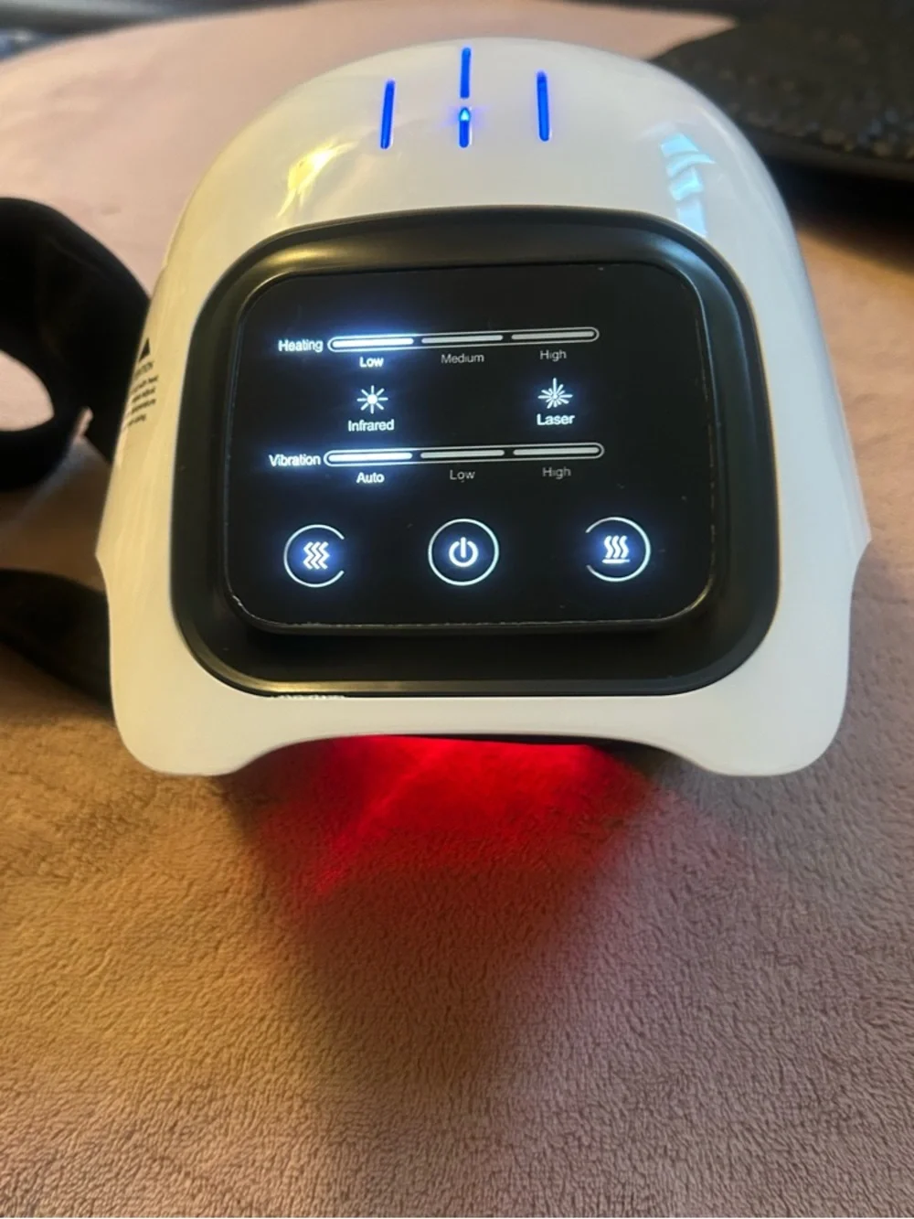 Knee Massager Wireless Heated Knee Brace Infrared Vibration Pain Relief Therapy